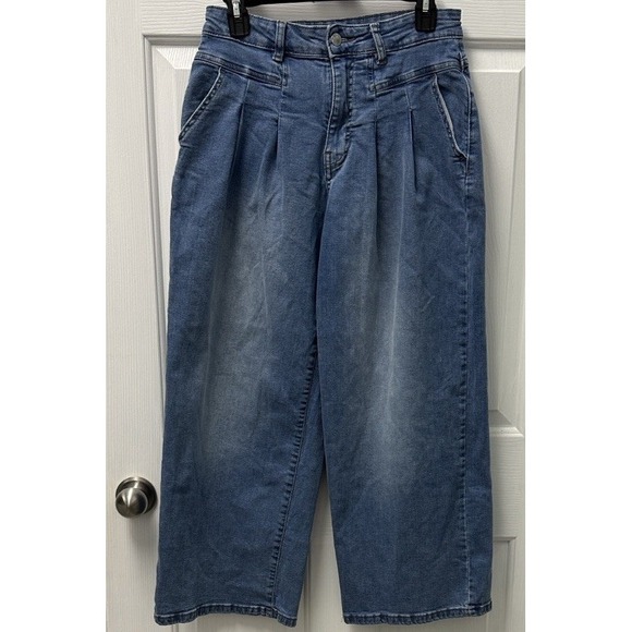 Habitual Other - H by Habitual Washed Blue High-Waist Wide Leg Jeans READ DESCRIPTION